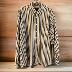 Alan Flusser XL Long Sleeves Button Down